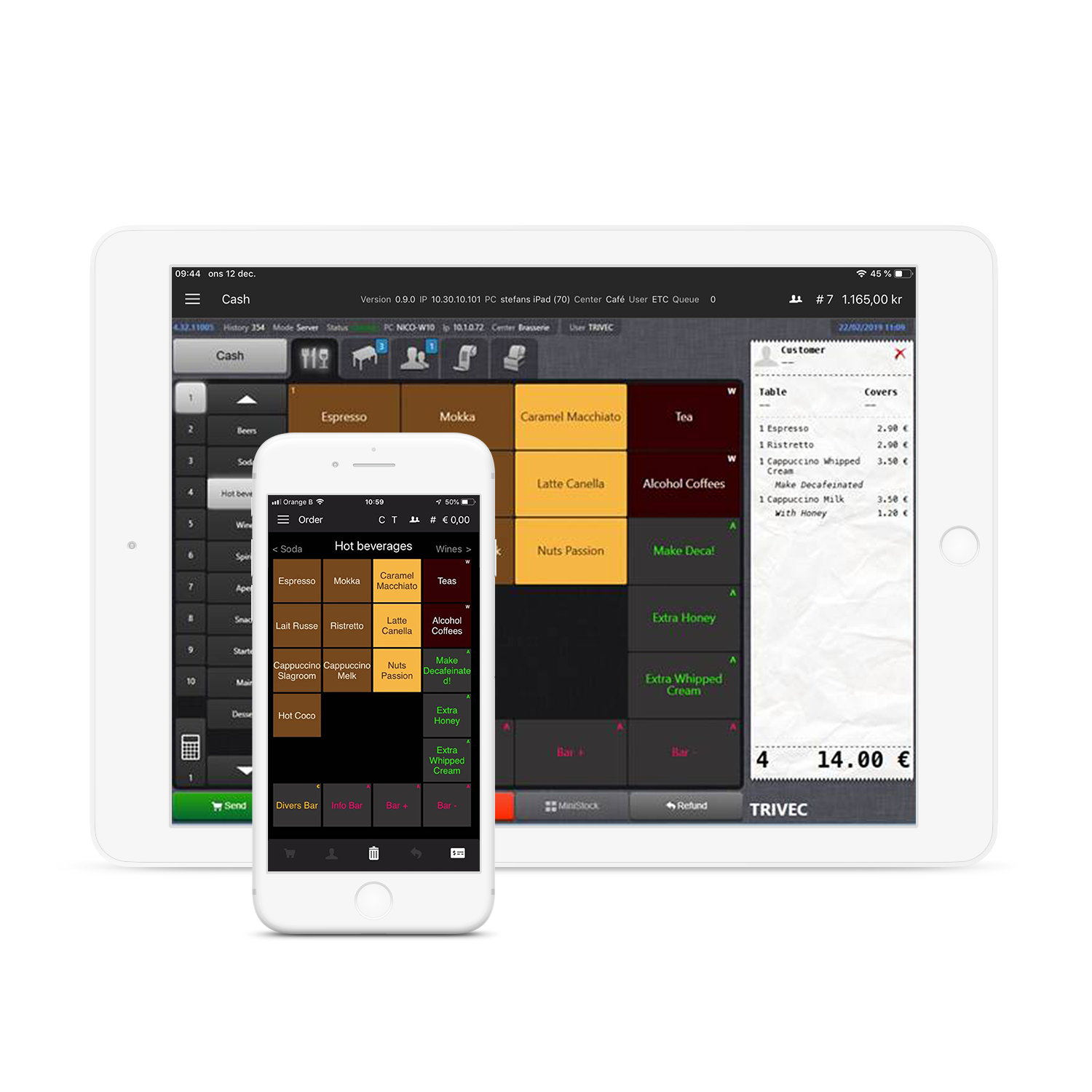 Logiciel de caisse enregistreuse ipad et iphone