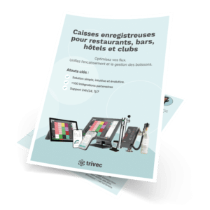 Fiche produit - Caisse enregistreuse pour restaurants, bars et hôtels
